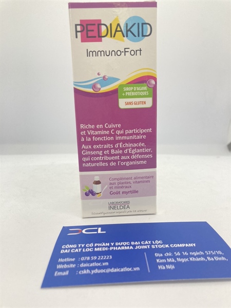 Siro tăng đề kháng Pediakid Imuno -Fort Laboratoires (H/1 lọ )