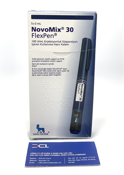 Bút tiêm TĐ Novomix 30 Flexpen 100U/ml Novo nordisk (H/5b)