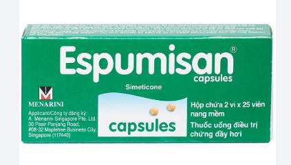 Espumisan 40mg Menarini (Hộp/2 vỉ/50 viên)