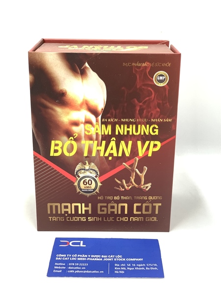 Sâm nhung bổ thận VP, Trường Thọ , (H/ 60 viên)