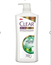 Dầu gội Clear Bạc Hà 630g