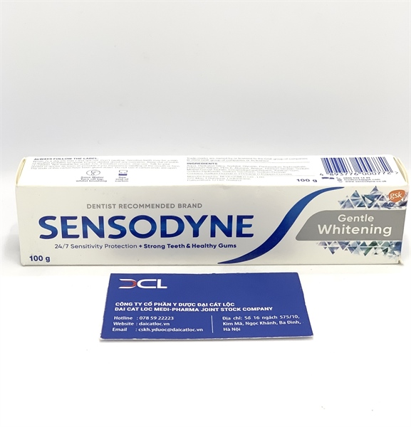KĐR Sensodyne Gentle Whitening Gsk (Tuýp/100gr)