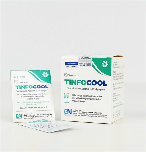 Bôi nhiệt TinfoCool Tín Phong (Hộp/15 gói)