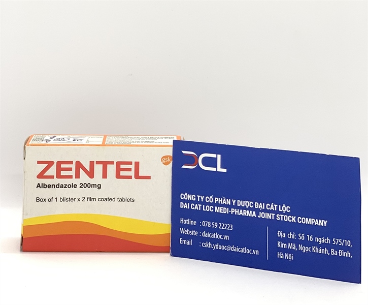 Zentel 200mg Gsk (H/2v)