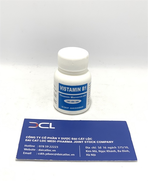 Vistamin B1 Đại Uy (L/100v)