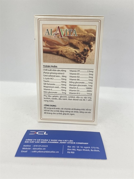 Vitamin tổng hợp Alavita Dp France (H/100v)
