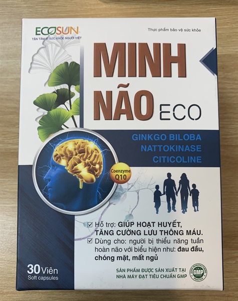 Bổ não Minh não ECO KM (L/ 30v)