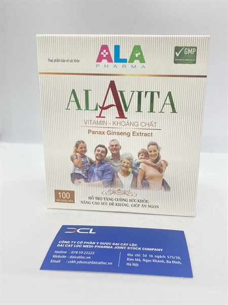 Vitamin tổng hợp Alavita Dp France (H/100v)