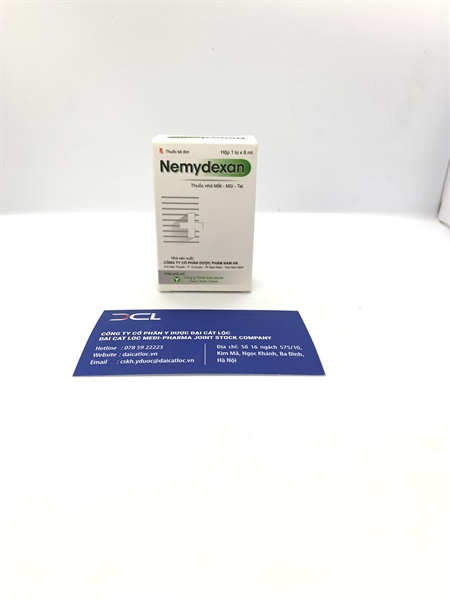 Thuốc nhỏ mắt, mũi, tai Nemydexan Nam Hà (H/lọ 8ml)