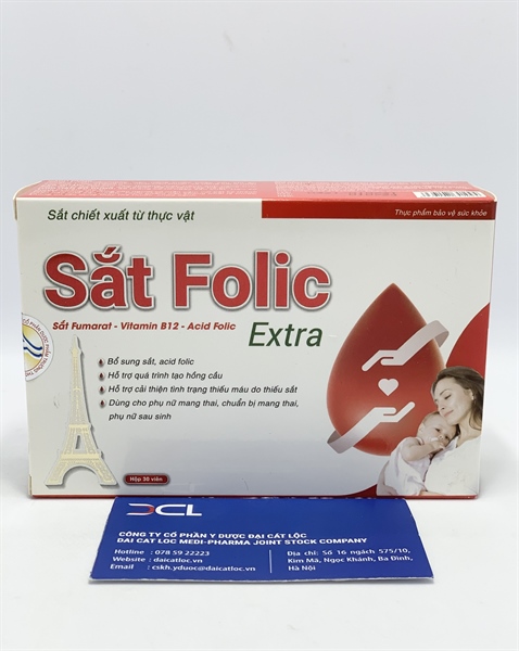 Sắt Folic H/30v