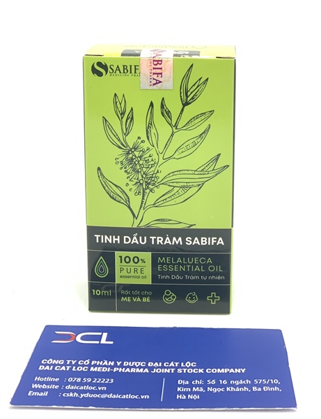 Tinh Dầu Tràm Sabifa, Chai 10ml