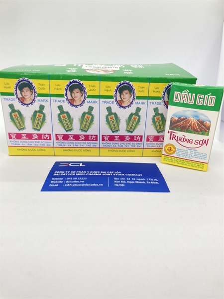 Dầu gió xanh Trường sơn 2.5ml ( H/12 lọ )