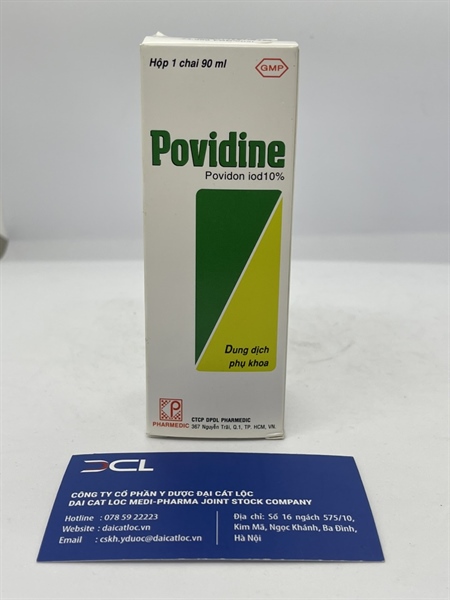 DDVS povidone Phụ khoa , Pharmedic( H/ chai)