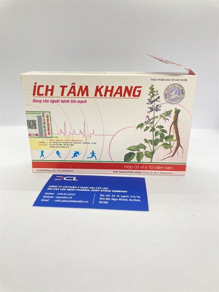 Ích tâm khang Dp Hồng bàng (H/30v)