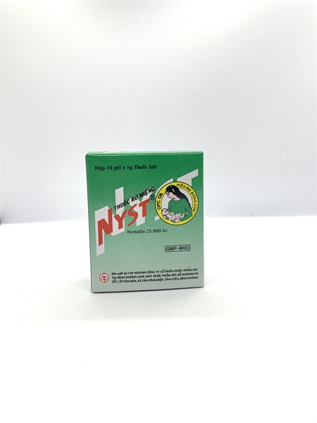 Thuốc rơ miệng Nyst 25.000 IU OPC (H/10g)