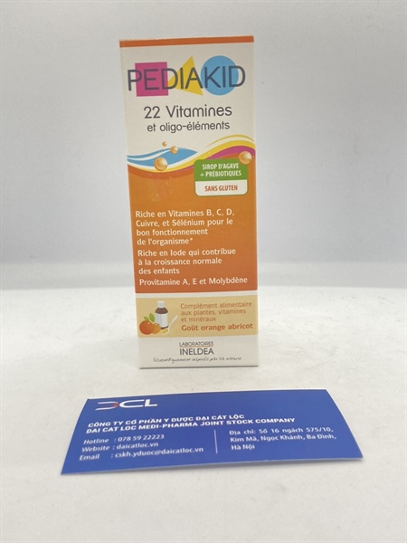 Pediakid 22 Vitamines Laboratoires Ineldea (C/125ml)