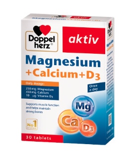 Magnesium+Calcium+D3 Doppelherz (H/30v)