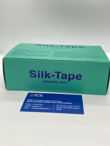 Băng dính y tế Silk- tape 5cmx4m Thanh bình (H/6 cuộn )