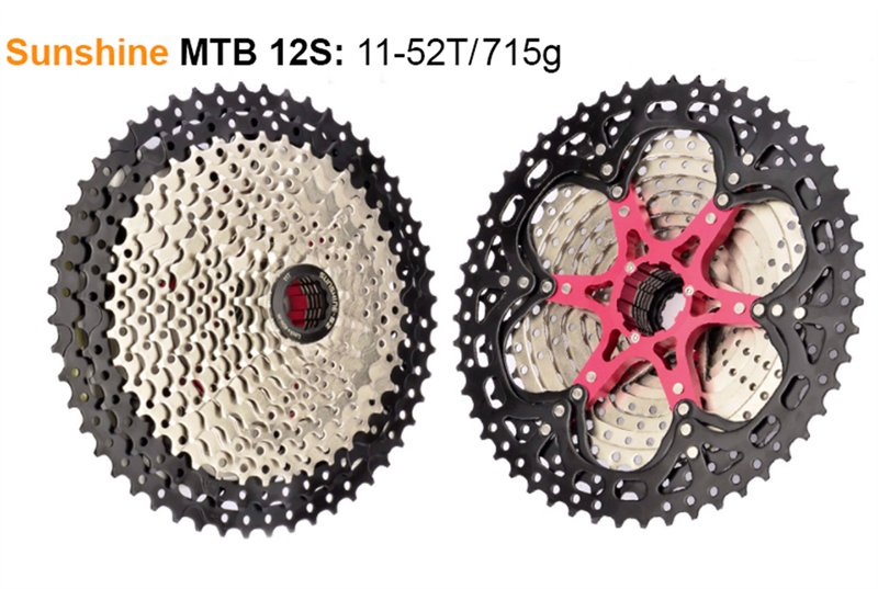 Líp 12 Sunshine 11 - 52T siêu nhẹ bản nâng cấp 2026 cao cấp chính hãng hàng Taiwan